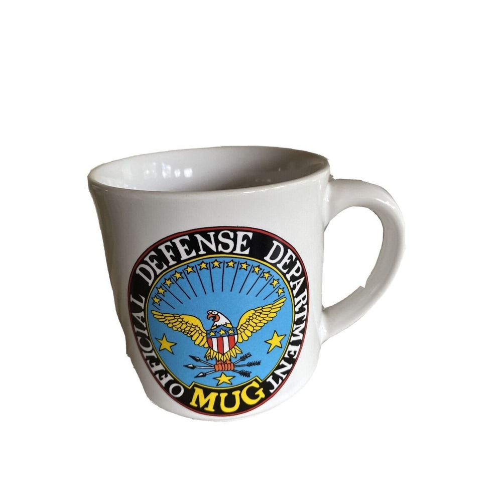 Official Defense Department Mug Funny Eagle 10oz Parody USA Budget Seal